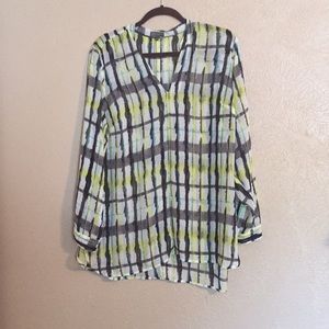 Vince camuto top long sleeve